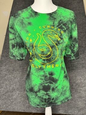 Harry Potter Tie-Dye Tee - Green & Black